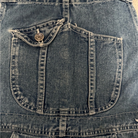 Sostanza Vintage 90s Overall Shorts/Shortalls - Picture 2 of 4